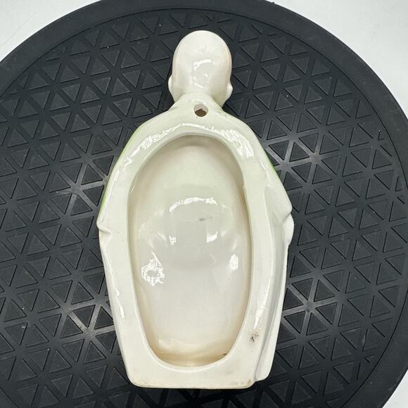 Enesco Grandpa Spoon Rest “Keep Conscience Clear, Then Never Fear” Kitschy - Picture 2 of 4